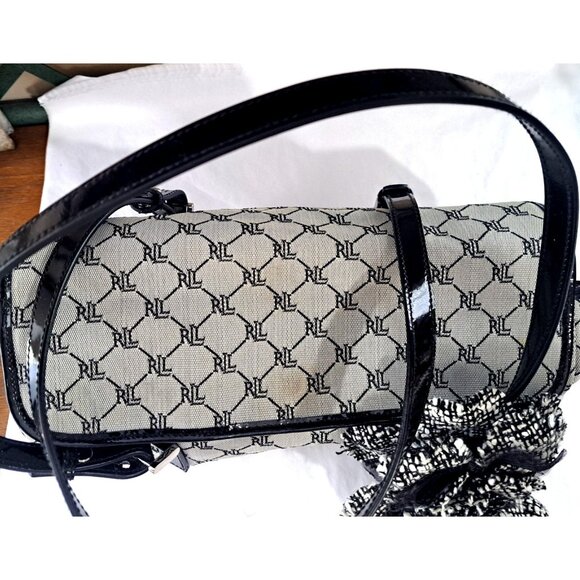 Lauren Ralph Lauren Barrel Roll Handbag Shoulder Straps - Picture 6 of 15